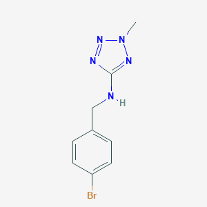molecular formula C9H10BrN5 B275612 N-(4-bromobenzyl)-2-methyl-2H-tetrazol-5-amine 
