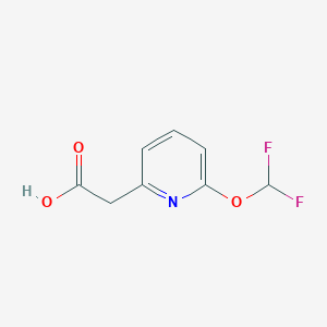 2-(6-(Difluoromethoxy)pyridin-2-yl)acetic acid