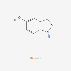 molecular formula C8H10BrNO B2756181 Indolin-5-ol hydrobromide CAS No. 1221257-43-7