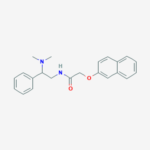 N-(2-(dimethylamino)-2-phenylethyl)-2-(naphthalen-2-yloxy)acetamide