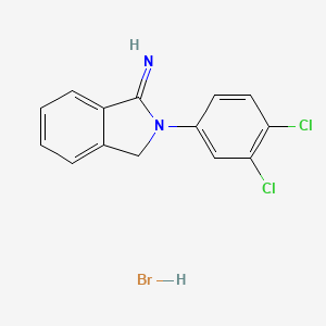 2-(3,4-Dichlorophenyl)isoindolin-1-imine hydrobromide
