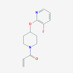 1-[4-(3-Fluoropyridin-2-yl)oxypiperidin-1-yl]prop-2-en-1-one