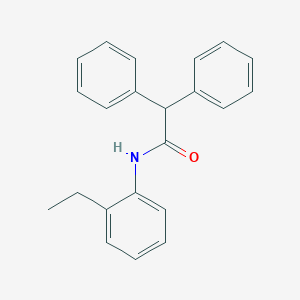molecular formula C22H21NO B275625 N-(2-ethylphenyl)-2,2-diphenylacetamide 