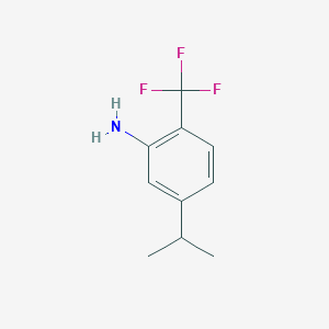 molecular formula C10H12F3N B2756266 5-异丙基-2-(三氟甲基)苯胺 CAS No. 60656-78-2