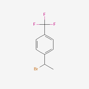 molecular formula C9H8BrF3 B2756272 1-(1-Bromoethyl)-4-(trifluoromethyl)benzene CAS No. 68120-42-3