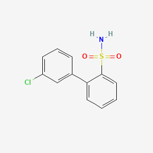 2-(3-Chlorophenyl)benzene-1-sulfonamide