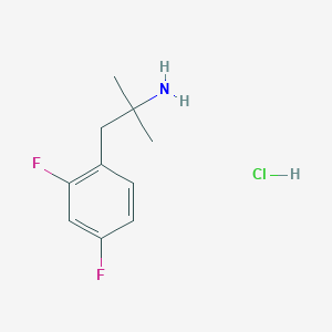 1-(2,4-Difluorophenyl)-2-methylpropan-2-amine hydrochloride