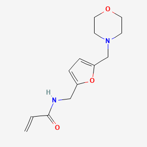 N-({5-[(morpholin-4-yl)methyl]furan-2-yl}methyl)prop-2-enamide