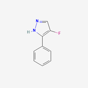 4-fluoro-5-phenyl-1H-pyrazole