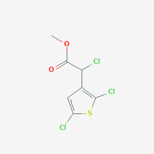 Methyl 2-chloro-2-(2,5-dichlorothiophen-3-yl)acetate