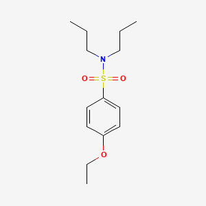 molecular formula C14H23NO3S B2756352 4-ethoxy-N,N-dipropylbenzenesulfonamide CAS No. 428462-85-5