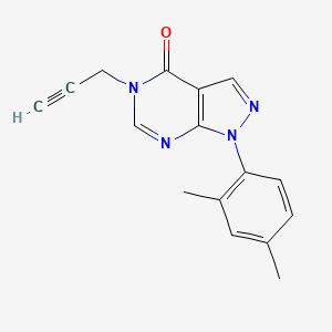 1-(2,4-Dimethylphenyl)-5-prop-2-ynylpyrazolo[3,4-d]pyrimidin-4-one