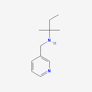 2-methyl-N-(pyridin-3-ylmethyl)butan-2-amine