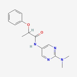 N-(2-(dimethylamino)pyrimidin-5-yl)-2-phenoxypropanamide