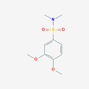 molecular formula C10H15NO4S B275642 3,4-dimethoxy-N,N-dimethylbenzenesulfonamide 