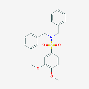 N,N-dibenzyl-3,4-dimethoxybenzenesulfonamide