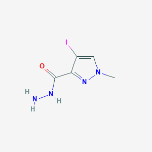 4-iodo-1-methyl-1H-pyrazole-3-carbohydrazide