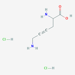 2,6-Diaminohex-4-ynoic acid dihydrochloride