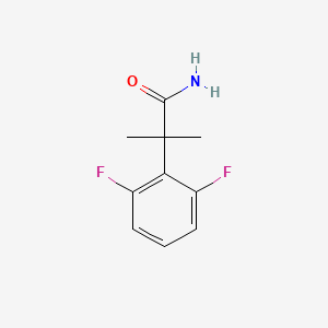 molecular formula C10H11F2NO B2756479 2-(2,6-Difluorophenyl)isobutyramide CAS No. 913720-04-4