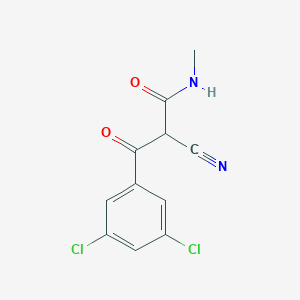 2-Cyano-3-(3,5-dichlorophenyl)-N-methyl-3-oxopropanamide