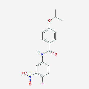 N-{4-fluoro-3-nitrophenyl}-4-isopropoxybenzamide