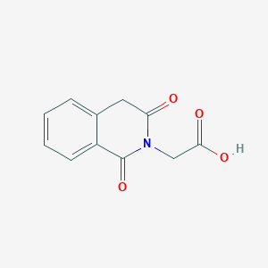 molecular formula C11H9NO4 B2756502 (1,3-Dioxo-3,4-dihydroisoquinolin-2(1h)-yl)acetic acid CAS No. 52208-61-4