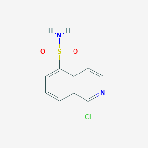 molecular formula C9H7ClN2O2S B2756531 5-Isoquinolinesulfonamide, 1-chloro- CAS No. 223671-77-0