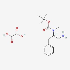 oxalic acid, tert-butyl N-(1-amino-3-phenylpropan-2-yl)-N-methylcarbamate