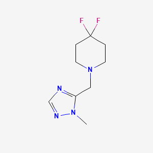 4,4-Difluoro-1-[(2-methyl-1,2,4-triazol-3-yl)methyl]piperidine