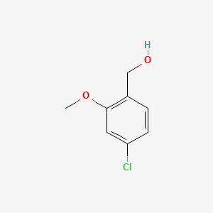 molecular formula C8H9ClO2 B2756575 4-Chloro-2-methoxybenzyl alcohol CAS No. 55685-75-1; 90296-27-8