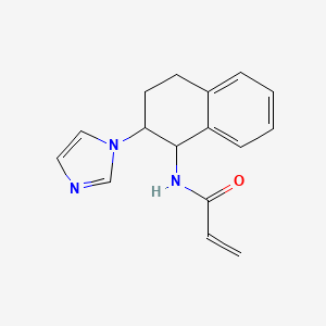 N-(2-Imidazol-1-yl-1,2,3,4-tetrahydronaphthalen-1-yl)prop-2-enamide