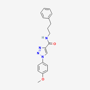 1-(4-methoxyphenyl)-N-(3-phenylpropyl)-1H-1,2,3-triazole-4-carboxamide