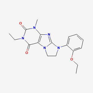 6-(2-Ethoxyphenyl)-2-ethyl-4-methyl-7,8-dihydropurino[7,8-a]imidazole-1,3-dione