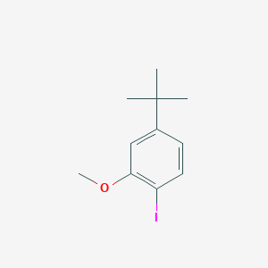 molecular formula C11H15IO B2756625 4-tert-Butyl-1-iodo-2-methoxybenzene CAS No. 934180-29-7