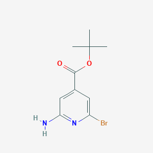 tert-Butyl 2-amino-6-bromoisonicotinate