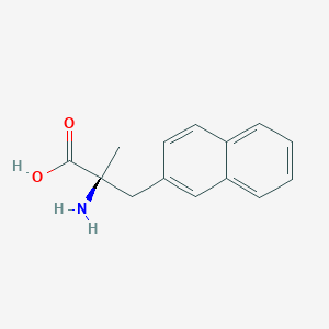 molecular formula C14H15NO2 B2756632 (2S)-2-amino-2-methyl-3-(2-naphthyl)propanoic acid CAS No. 145232-47-9