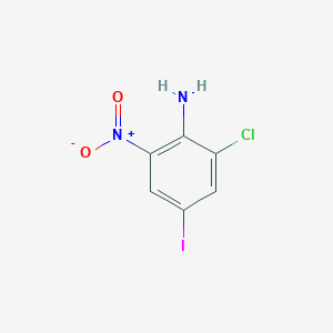 molecular formula C6H4ClIN2O2 B2756659 2-氯-4-碘-6-硝基苯胺 CAS No. 873386-86-8