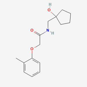 molecular formula C15H21NO3 B2756660 N-((1-羟基环戊基)甲基)-2-(o-甲苯氧基)乙酰胺 CAS No. 1234902-83-0