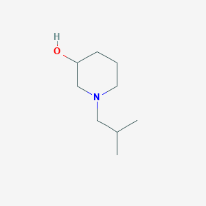 molecular formula C9H19NO B2756662 1-(2-Methylpropyl)piperidin-3-ol CAS No. 1240985-18-5