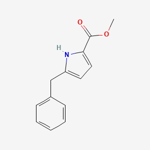 molecular formula C13H13NO2 B2756666 methyl 5-benzyl-1H-pyrrole-2-carboxylate CAS No. 92012-34-5