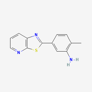 (2-Methyl-5-[1,3]thiazolo[5,4-b]pyridin-2-ylphenyl)amine