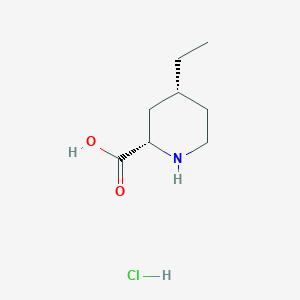 (2S,4R)-4-Ethylpiperidine-2-carboxylic acid;hydrochloride