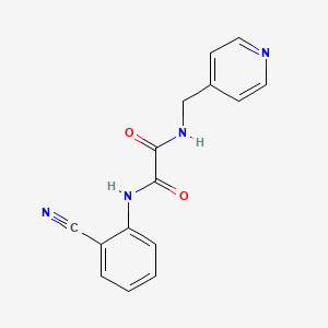 N1-(2-cyanophenyl)-N2-(pyridin-4-ylmethyl)oxalamide
