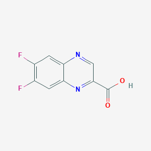 molecular formula C9H4F2N2O2 B2756747 2-Quinoxalinecarboxylic acid, 6,7-difluoro- CAS No. 845782-63-0