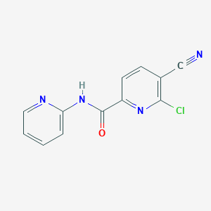 6-Chloro-5-cyano-N-pyridin-2-ylpyridine-2-carboxamide