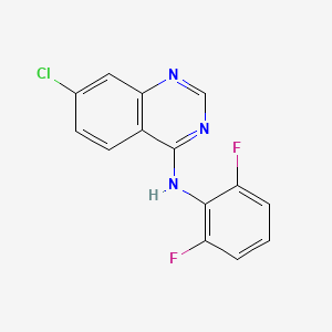 7-chloro-N-(2,6-difluorophenyl)quinazolin-4-amine