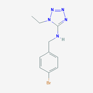 molecular formula C10H12BrN5 B275678 N-(4-bromobenzyl)-1-ethyl-1H-tetrazol-5-amine 