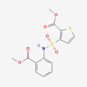 Methyl 3-({[2-(methoxycarbonyl)phenyl]amino}sulfonyl)thiophene-2-carboxylate