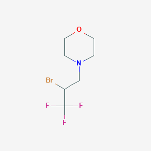 4-(2-Bromo-3,3,3-trifluoropropyl)morpholine