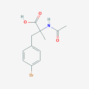 2-Acetamido-3-(4-bromophenyl)-2-methylpropanoic acid